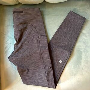 Lululemon Speed Up Tights Brushed 28 Gray
